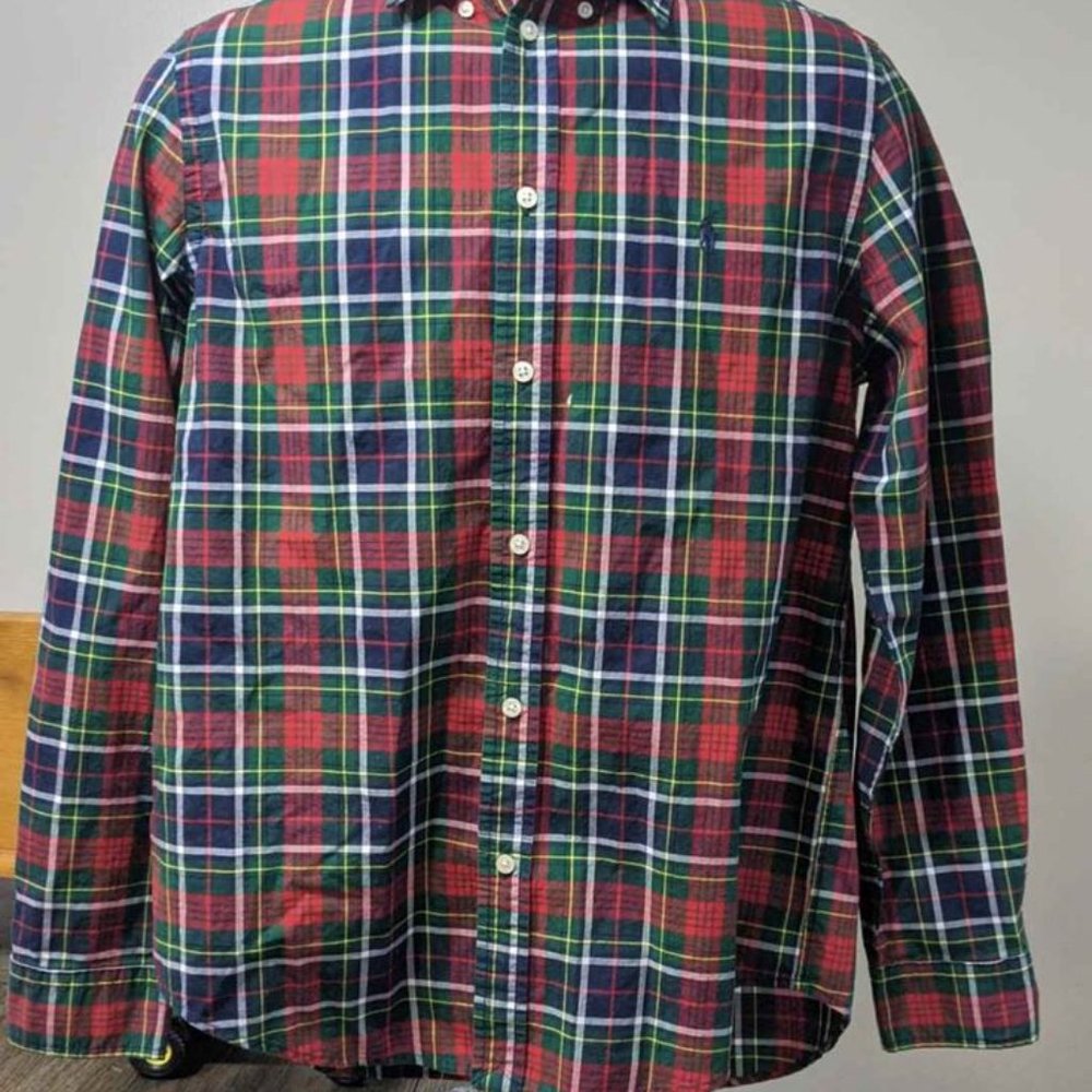Ralph Lauren Boys XL Long Sleeve Flannel Shirt